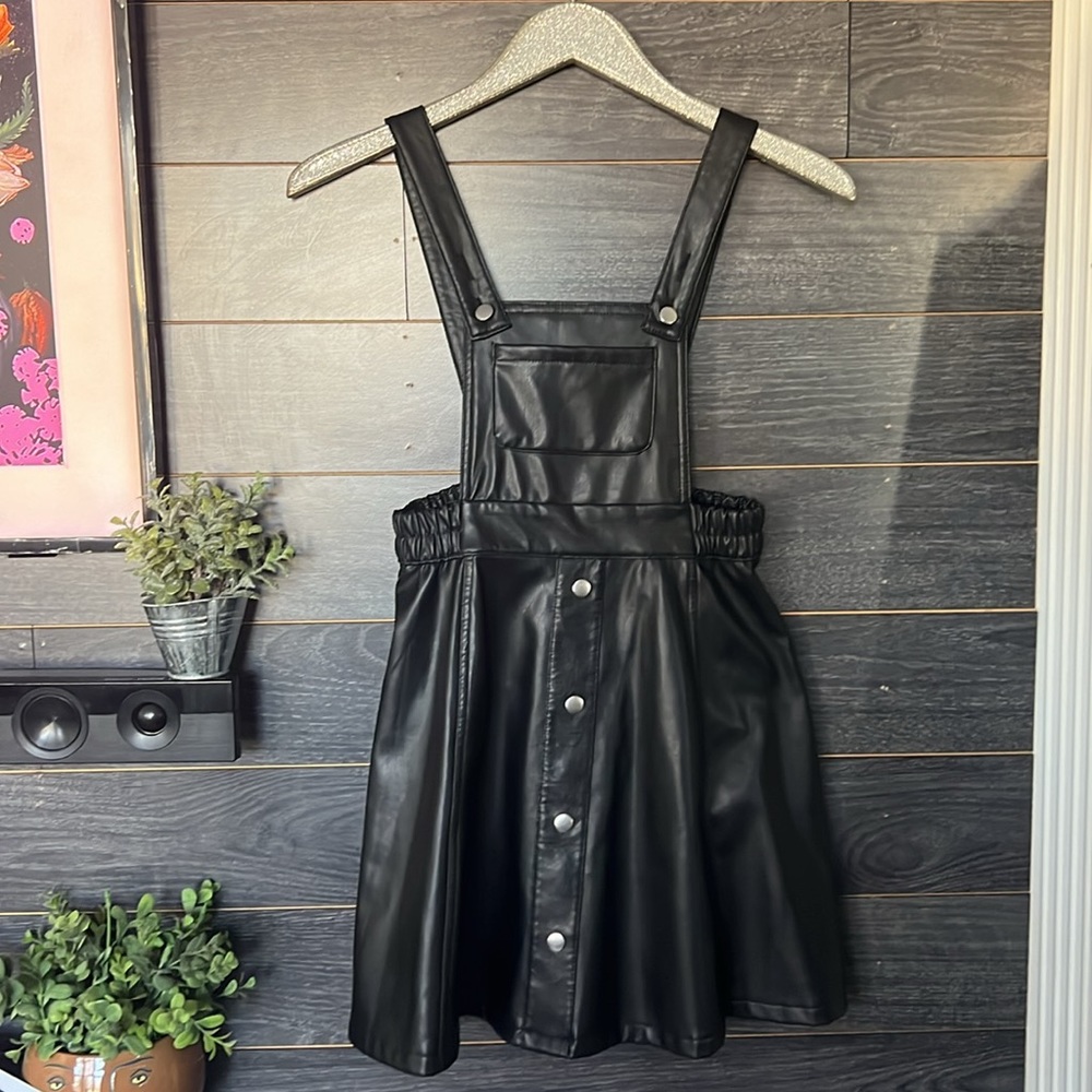 Vegan Leather Skirtall Sz 7/8